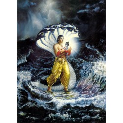 Little Krishna being Carried