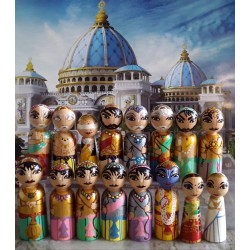 Mahabharat Peg Dolls